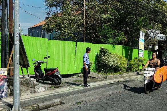 The site of the old Sari Club in Bali’s Kuta tourist district.