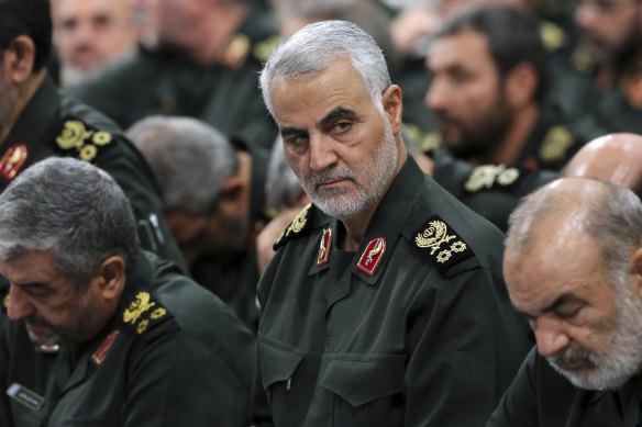 Revolutionary Guard General  Qassem Soleimani.