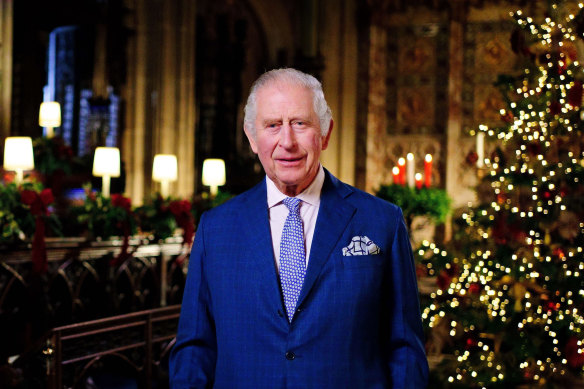 King Charles III delivers his first Christmas message.