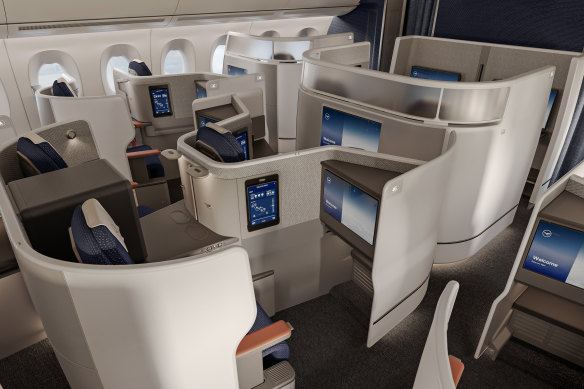 Revamped business class.