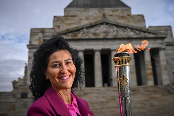 Creating opportunities: Liliana Sanelli conceived the Legacy Centenary Torch Relay 2023 to help Legacy celebrate its hundredth birthday. 