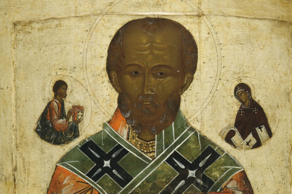 Saint Nicholas the Wonderworker
Russia, 16th century (detail).