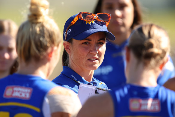 New West Coast coach Daisy Pearce.