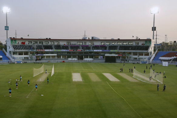 Early reports suggest Rawalpindi Cricket Stadium could produce the most pace-friendly pitch of the series.