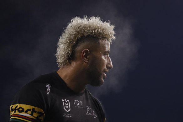Flying Mop? Billy Kikau is pleasing Penrith fans but breaking the hearts of his parents with his hairstyle.