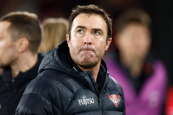 Former Essendon coach Brad Scott.