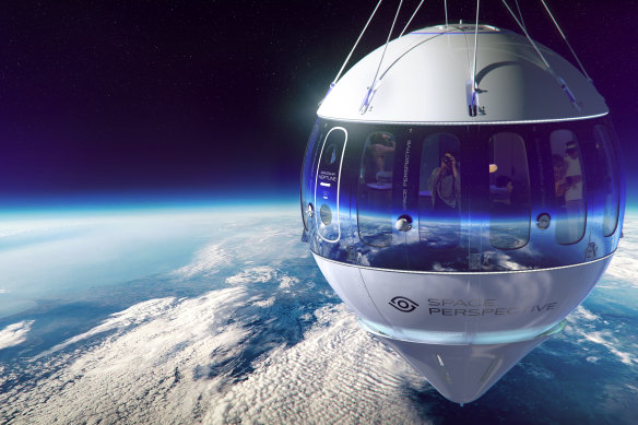 Space Perspective plans to send tourists into space using a balloon. 