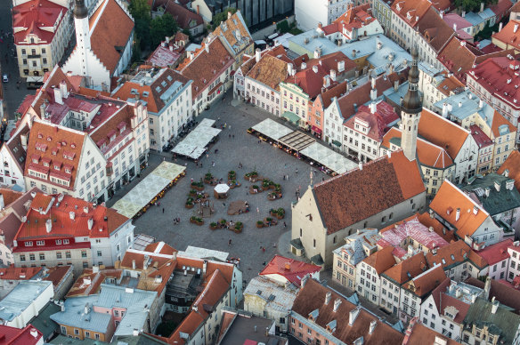 Tallinn’s Town Hall Square.