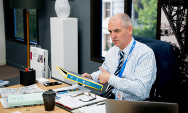 Rob Sitch plays Tony, the hard-working but frustrated boss of the fictional Nation Building Authority.