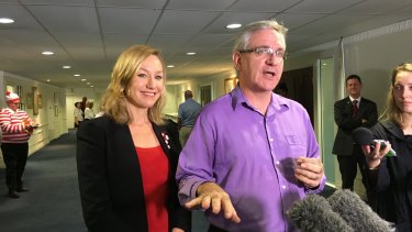Larissa Waters (left) is set to be replaced by Andrew Bartlett (right) as a Greens Senator for Queensland.