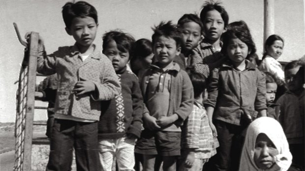 Vietnamese refugees arrive in Australia.