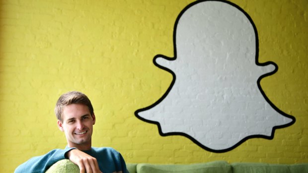 In the money: Snapchat CEO Evan Spiegel.