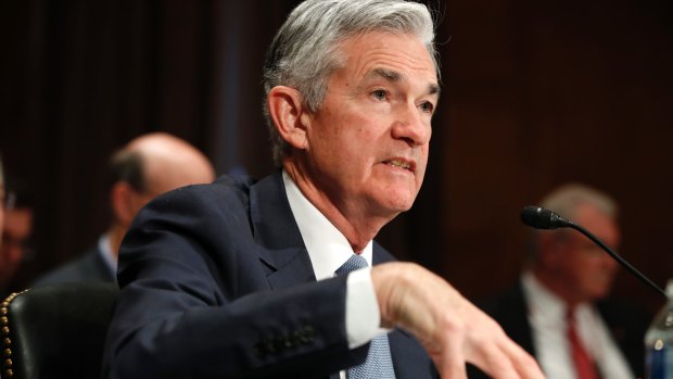 Federal Reserve chairman Jerome Powell. The Fed raised benchmark US interest rates by 0.25 percentage points, as expected.