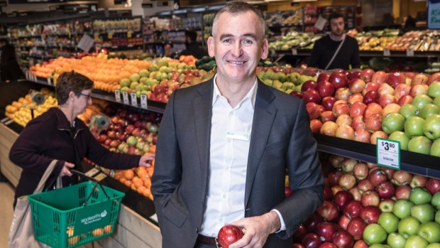 CEO of Woolworths Brad Banducci Banducci said same-store supermarket sales were up 3.7 per cent in the first seven weeks of the June half.