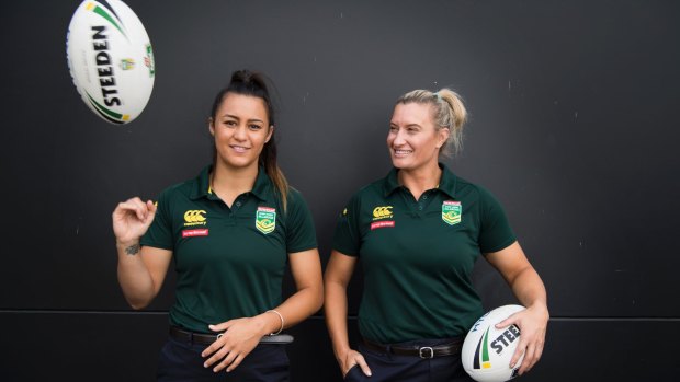 Jillaroos players Corban McGregor and Ruan Sims will play in the NRL's new women's league.