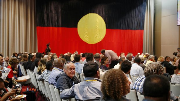 The Indigenous convention at Uluru in 2017.