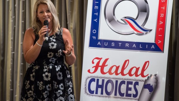 High-profile anti-halal campaigner Kirralie Smith.