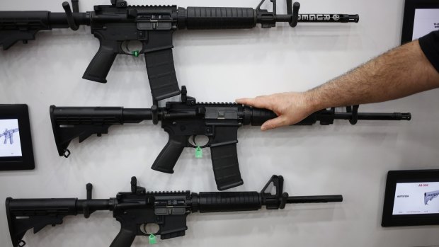 Assault-style rifles will be immediately withdrawn from the shelves of Dick's Sporting Goods stores.