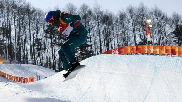 Snow problem: Scotty James took silver in the halfpipe event, despite Australia not having an Olympic-level facility.