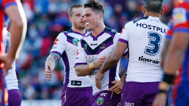 Big boots to fill: Melbourne Storm's Brodie Croft.
