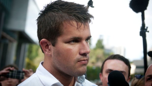 Gable Tostee after being cleared of charges in October 2016.