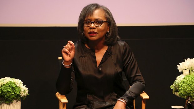 Anita Hill speaking in 2017.