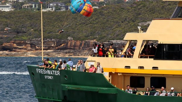 The NSW government is conducting a trial involving tap-and-go fares for the Manly Ferry.