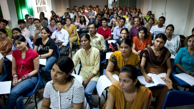 Students in India are also claiming there are delays in gaining visas to study in Australia.