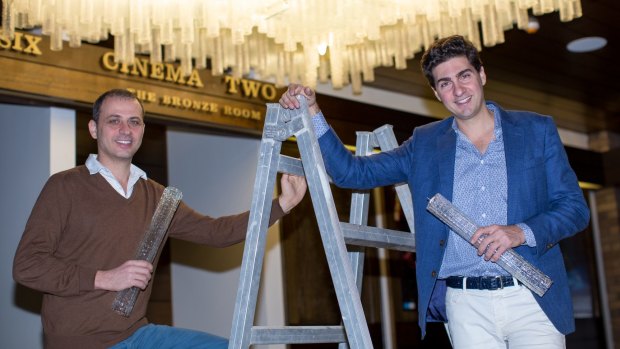 Brothers Peter and Stephen Sourris restored the cinema complex at New Farm in 2013.