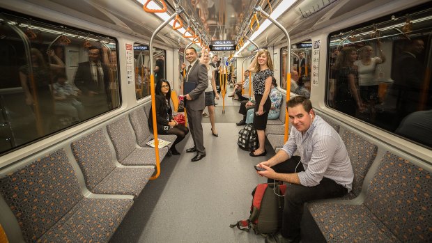 Driverless, single-deck trains will run along the new line to Parramatta.