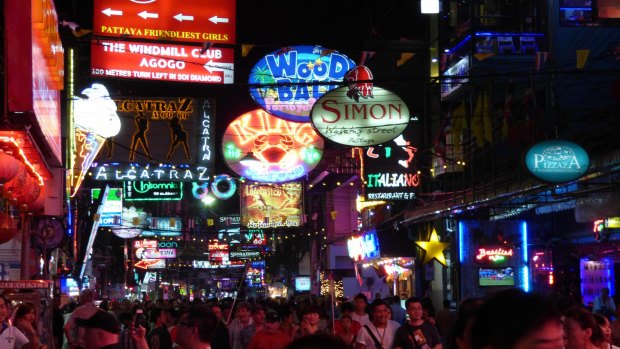 The bar where the man was killed is in Pattaya's notorious red light district.