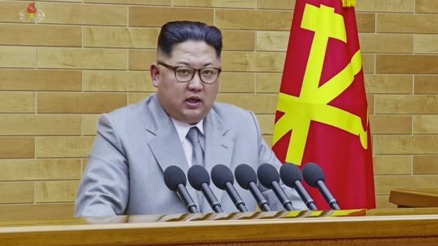 North Korean leader Kim Jong Un speaks in his annual New Year's Day address.