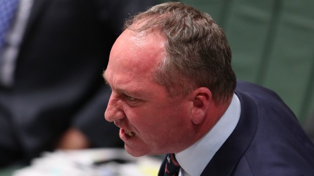 Deputy Prime Minister Barnaby Joyce is under fire.