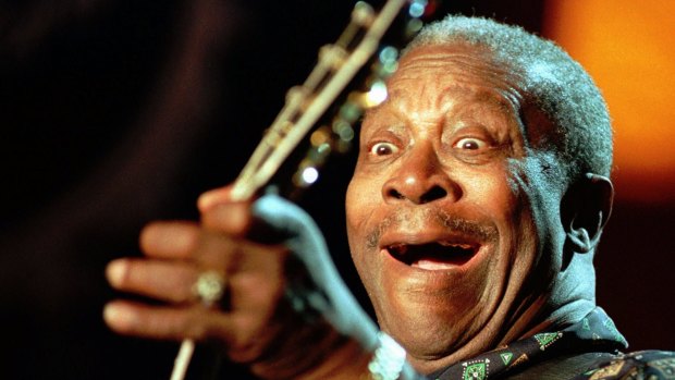 Guitar legend: US bluesman B.B. King at the 31st Montreux Jazz Festival in 1997. 