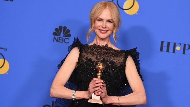 Nicole Kidman claimed the Golden Globe for best performance by an actress in a limited series or a motion picture made for television for her turn in Big Little Lies.