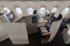 Lufthansa’s new business class seats.