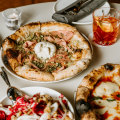 Mortadella, pistachio and buffalo mozzarella pizza has been a hit right out of the gates.