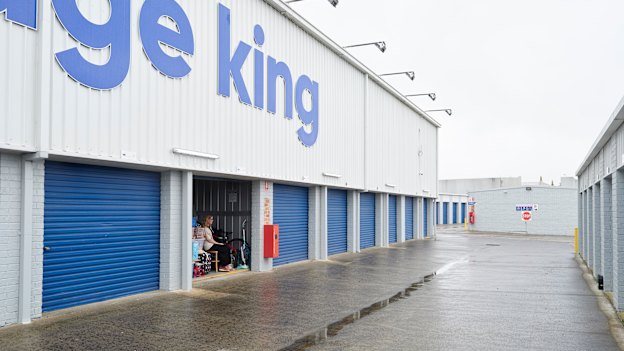 Mother-of-two Susi* in the unit with their belongings after she separated from her husband. She calls it a “little home away from home”.