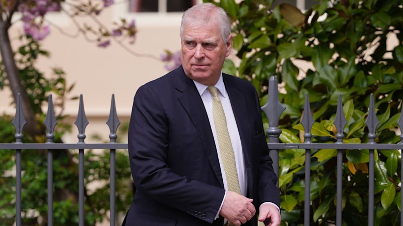 Prince Andrew makes surprise appearance at Easter service with King Charles