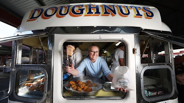 Van life: Third generation American Doughnut Kitchen owner Belinda Donaghey.