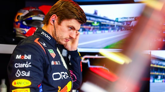 Max Verstappen was penalised twice early in the Mexican grand prix.