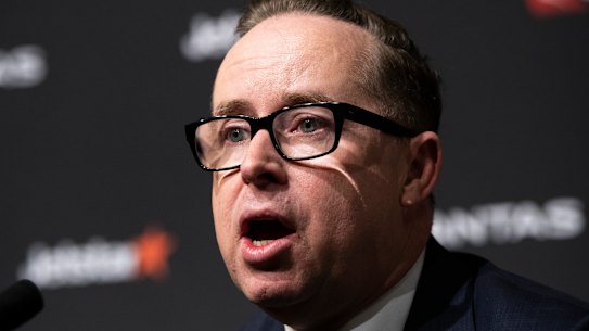 Qantas chief Alan Joyce. 