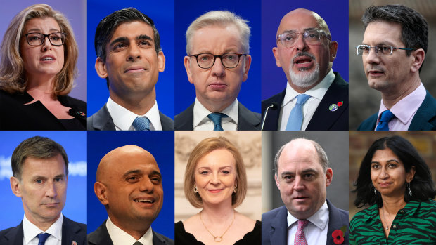 Long queue of candidates jostle to succeed Boris Johnson