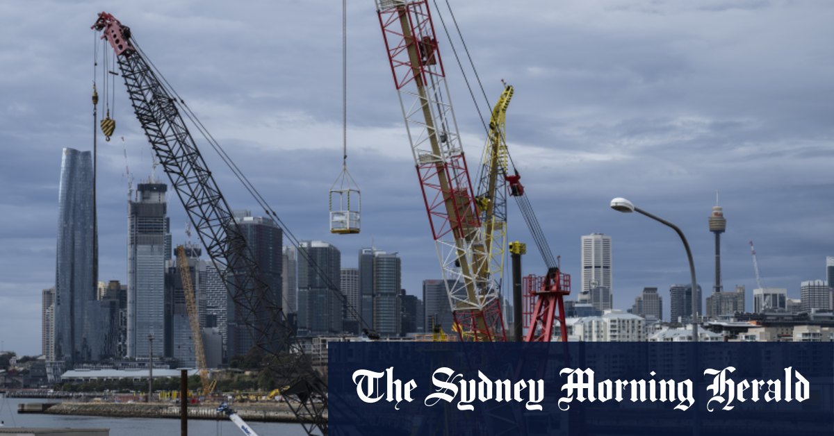 Cranes dominate the skyline but construction taking longer