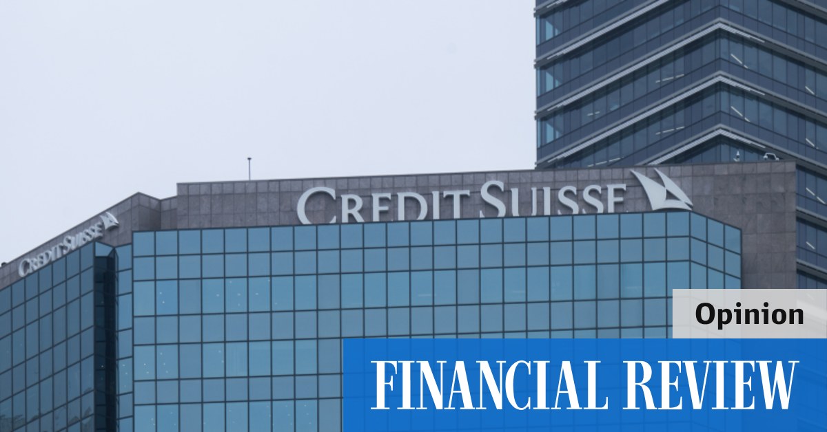 Le nom du Credit Suisse tombera du ciel de Sydney, à terme