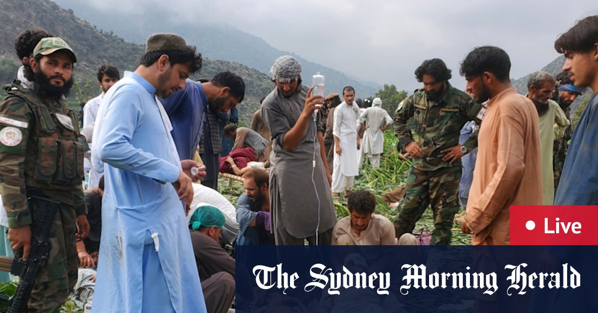 Australia news LIVE: Taliban calls for aid as more than 800 killed in Afghanistan earthquake; Trump to award presidential medial of freedom to Giuliani