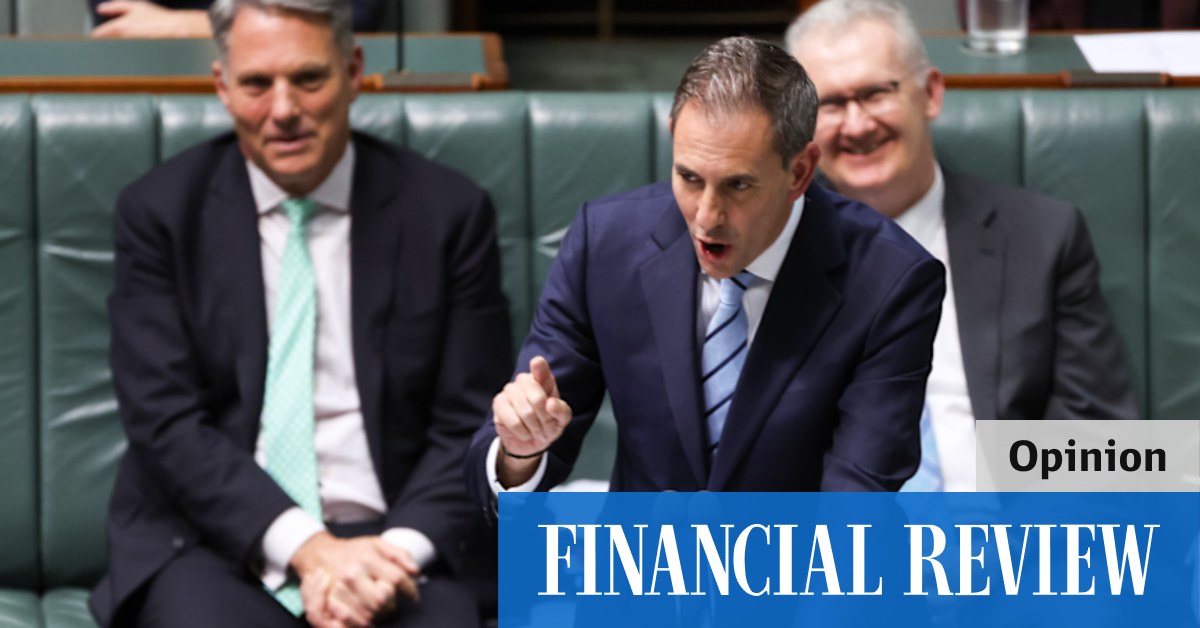 It’s Chalmers who needs reminding that tax cuts demand fiscal restraint