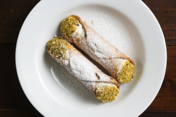 Ricotta cannoli: the stuff of dreams.