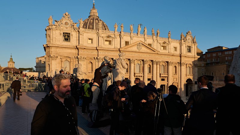 Pope Francis funeral as it happened: Head of Catholic Church laid to rest in private burial; Trump and Zelensky pictured meeting at St Peter’s Basilica
