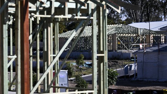 Lendlease chief executive Tony Lombardo said on Monday that, with the end of interest rate hikes in sight, families were adjusting to the new cost of building.